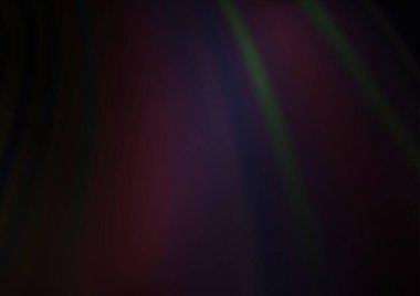 Eğri ışık ışınları koyu tonlu renk vektör arka planında. Gradyan bulanıklığı olan modern illüstrasyon