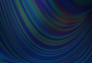 Soyut çizgileri olan koyu mavi vektör şablonu. Mermer stilinde tamamen yeni bir renk çizimi. İş tasarımınız için tamamen yeni bir şablon.