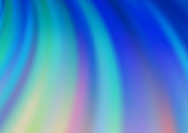 Mavi tonlu ışık ışınları vektör arka planda. Gradyan bulanıklığı olan modern illüstrasyon