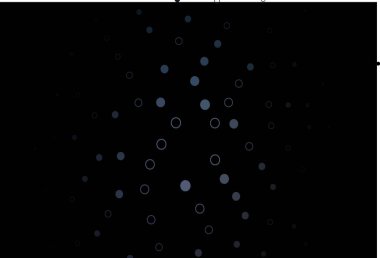 Küreli koyu siyah vektör deseni. Bulanık yağmur damlaları olan soyut bir çizim. Posterler, afişler için tasarım.