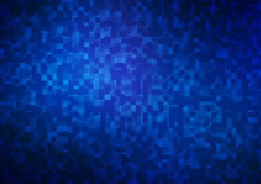 Açık mavi vektör deseni kare biçiminde. Dikdörtgen şekilli soyut çizimler. Şablon bir arkaplan olarak kullanılabilir.