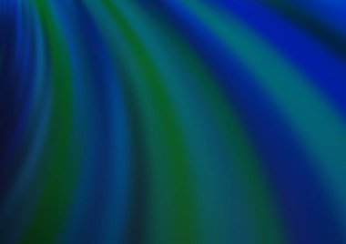 Mavi tonlu ışık ışınları vektör arka planda. Gradyan bulanıklığı olan modern illüstrasyon