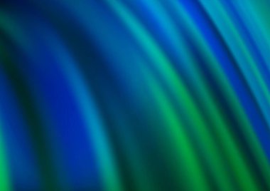 Mavi tonlu ışık ışınları vektör arka planda. Gradyan bulanıklığı olan modern illüstrasyon