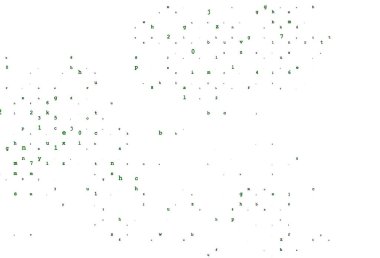 Açık Pembe, İngilizce sembollerle kaplı yeşil vektör. Ayrı harflerle parlayan renkli bir illüstrasyon. Kalıp okul ve dil bilgisi siteleri için kullanılabilir.