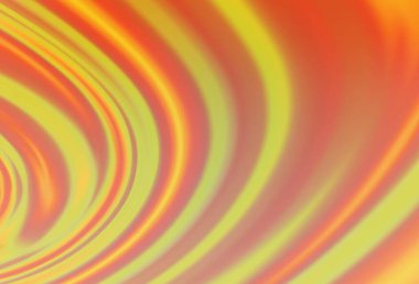 Kabarcık şekilli hafif turuncu vektör şablonu. Bulanık geometrik örnek ve eğimli kabarcıklar. İş tasarımınız için mermer biçimi.