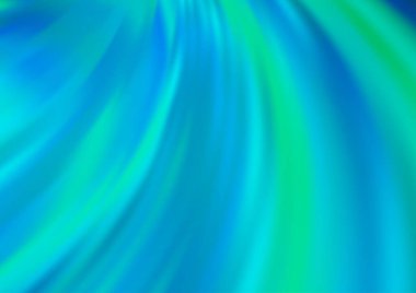 Mavi tonlu ışık ışınları vektör arka planda. Gradyan bulanıklığı olan modern illüstrasyon