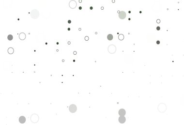 Dairesel açık yeşil vektör şablonu. Doğa tarzında bulanık halkaları olan güzel renkli çizimler. İş reklamları için tasarım.