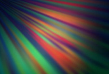 Koyu mavi, kırmızı arka plan ve uzun çizgiler. Renkli çubuklarla gösterişli soyut çizimler. İş ilanınız için akıllı tasarım.