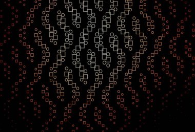 Koyu kırmızı, sarı vektör örtüsü, çokgen tarzda. Dikdörtgenleri ve kareleri olan güzel bir çizim. Reklamınız, posteriniz, afişiniz için en iyi tasarım.