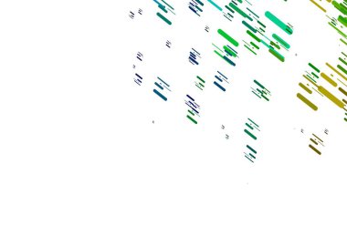 Açık Çokrenkli, düz çizgili Gökkuşağı vektör düzeni. Sopalı modern geometrik soyut çizim. TV reklamları için arkaplan.