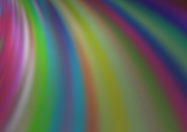 Yeşil tonlu ışık ışınları vektör arka planda. Gradyan bulanıklığı olan modern illüstrasyon