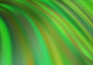 Yeşil tonlu ışık ışınları vektör arka planda. Gradyan bulanıklığı olan modern illüstrasyon