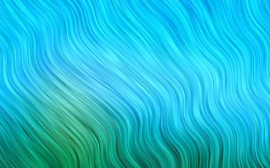 Farklı şekil ve renklerdeki bulanık dalga çizgileri. Gradyanı olan belirsiz soyut bir illüstrasyon.