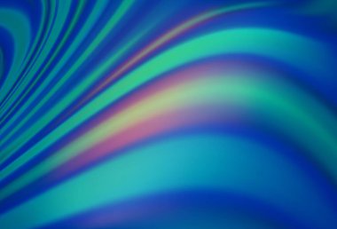 Sıvı şekilli hafif Mavili vektör şablonu. Mermer stili ve gradyanı olan yepyeni renkli çizimler. İş tasarımınız için tamamen yeni bir şablon.