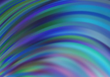 Mavi tonlu ışık ışınları vektör arka planda. Gradyan bulanıklığı olan modern illüstrasyon