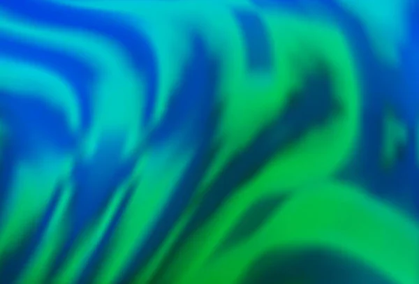Azul Claro Padrão Vetor Verde Com Formas Lâmpada Ilustração Colorida —  Vetores de Stock