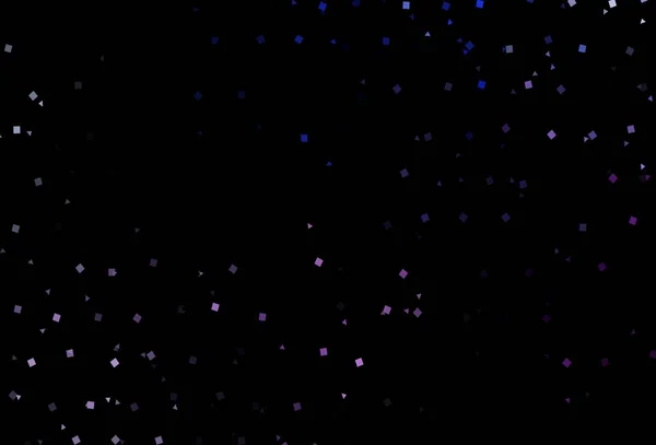 Темно Рожевий Синій Векторний Фон Трикутниками Колами Кубиками Декоративний Дизайн — стоковий вектор