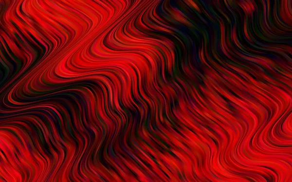 赤い波 ベクトル図 コピースペースのパターン — ストックベクタ