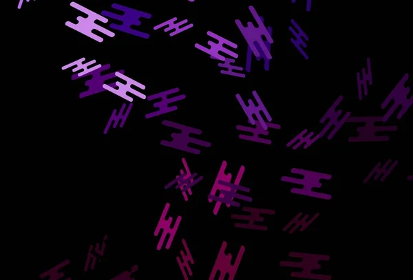 Темно Фиолетовый Векторный Фон Прямыми Линиями Размытый Декоративный Дизайн Простом — стоковый вектор