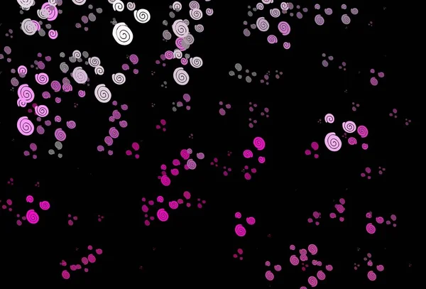 Plantilla Vectorial Dark Pink Con Formas Líquidas Ilustración Creativa Estilo — Vector de stock