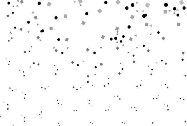 Light Silver Šedý Vektorový Kryt Polygonálním Stylu Kruhy Ilustrace Barevnými — Stockový vektor