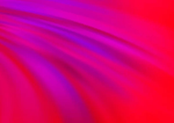 Rayons Lumineux Incurvés Couleur Rose Rouge Fond Vectoriel Illustration Moderne — Image vectorielle