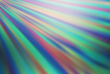 Tekrarlanan çubuklarla hafif BLUE vektör şablonu. Dar çizgileri olan parlak renkli çizimler. TV reklamları için arkaplan.