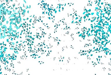 Kaotik şekilli açık mavi vektör deseni. Soyut gradyan şekilli basit renkli çizimler. Bir cep telefonu için arka plan.