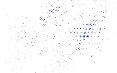 Noktalı vektör arkaplanı. Belirli soyut çemberlerle illüstrasyon. Web siteleri için desen