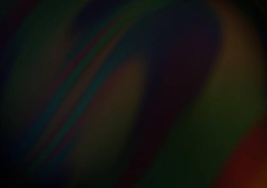 Eğri ışık ışınları koyu tonlu renk vektör arka planında. Gradyan bulanıklığı olan modern illüstrasyon