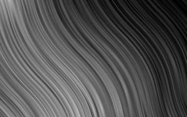 Farklı şekil ve renklerdeki bulanık dalga çizgileri. Gradyanı olan belirsiz soyut bir illüstrasyon.