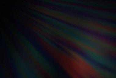 Uzun çizgileri olan koyu siyah vektör arkaplan. Dar çizgileri olan parlak renkli çizimler. Reklamınız, posteriniz, afişiniz için en iyi tasarım.