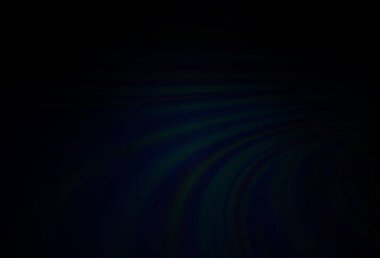 Eğri daireli koyu mavi vektör arkaplan. Bulanık çizgiler ve dairelerden oluşan parlak çizimler. Reklamlarınız, posterleriniz, afişleriniz için yepyeni bir tasarım..