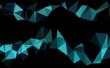 Çizgileri ve üçgenleri olan vektörsüz bir düzen. Soyut arkaplanda renkli eğimli üçgenler