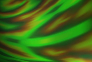 Açık yeşil vektör parlak deseni bulanıklaştırdı. Gradyan ile modern soyut çizim. Tasarımlar için arka plan.