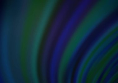 Gökkuşağı renk vektör arkaplanındaki kıvrımlı ışık ışınları. Gradyan bulanıklığı olan modern illüstrasyon