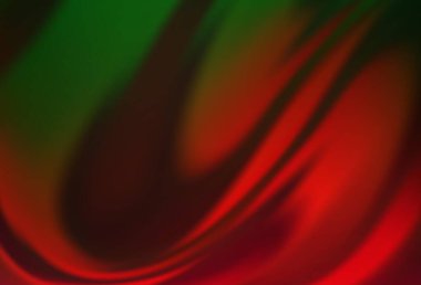 Açık yeşil, kırmızı vektör bulanık ve renkli desen. Parlak renkli bir illüstrasyon. Tasarımının yeni yolu.