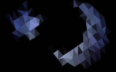 Çizgileri ve üçgenleri olan vektörsüz bir düzen. Soyut arkaplanda renkli eğimli üçgenler