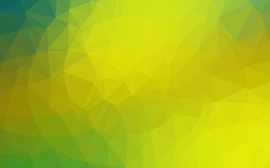 Çizgileri ve üçgenleri olan vektörsüz bir düzen. Soyut arkaplanda renkli eğimli üçgenler