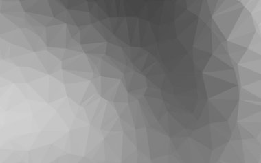 Çizgileri ve üçgenleri olan vektörsüz bir düzen. Soyut arkaplanda renkli eğimli üçgenler