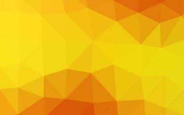 Çizgileri ve üçgenleri olan vektörsüz bir düzen. Soyut arkaplanda renkli eğimli üçgenler