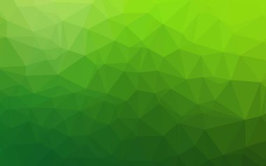 Çizgileri ve üçgenleri olan vektörsüz bir düzen. Soyut arkaplanda renkli eğimli üçgenler