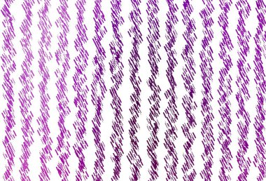 Dar çizgileri olan açık mor vektör deseni. Renkli çubuklarla gösterişli soyut çizimler. Reklamlar, posterler, afişler için desen.