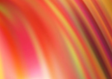 Gökkuşağı renk vektör arkaplanındaki kıvrımlı ışık ışınları. Gradyan bulanıklığı olan modern illüstrasyon