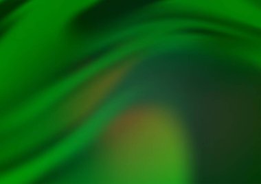 Gökkuşağı renk vektör arkaplanındaki kıvrımlı ışık ışınları. Gradyan bulanıklığı olan modern illüstrasyon