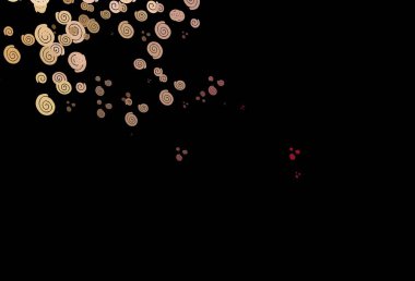 Koyu pembe, sıvı şekilli sarı vektör deseni. Soyut mermer tarzında, gradyanı olan renkli bir illüstrasyon. İş tasarımınız için mermer biçimi.