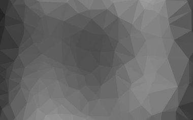 Çizgileri ve üçgenleri olan vektörsüz bir düzen. Soyut arkaplanda renkli eğimli üçgenler