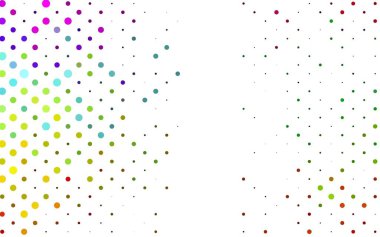 Noktalı vektör arkaplanı, soyut çemberlerin çizimi, kopyalama alanı deseni