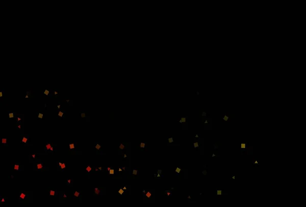 Темно Зелений Жовтий Векторний Візерунок Полігональному Стилі Колами Абстрактна Ілюстрація — стоковий вектор