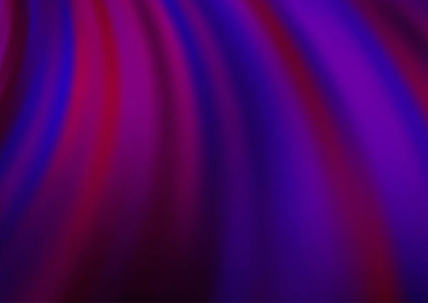 紫色のトーン色のベクトルの背景に湾曲した光線 グラデーションぼかしのモダンなイラスト — ストックベクタ